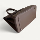 Bolsa Hermès Birkin 35 Epsom Gris com Ferragens Palladium