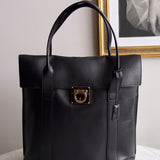 Bolsa Salvatore Ferragamo Sookie Tote Preta