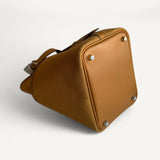 Bolsa Hermès Picotin 18 Cargo Desert/Sesame Toile Goeland com Ferragens Palladium