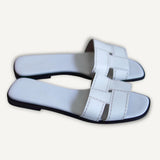 Sandália Hermès Idioma Branca