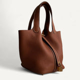 Bolsa Hermès Picotin 18 Gold com Ferragens Gold