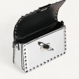 Bolsa Valentino Garavani Rockstud Mirror Leather