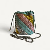 Bolsa Gucci Marmont Sequin Bucket Glitter