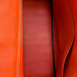 Bolsa Hermès Birkin 35 Crocodile Porosus Shiny Miel Orange com Ferragens Palladium