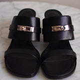 Sandália Hermès Ninon 50 Noir