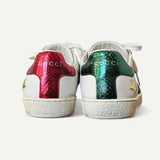 Tenis Gucci Ayers Web Star Branco