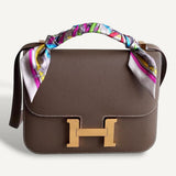 Bolsa Hermès Constance 24 Epsom Etoupe com Ferragens Gold