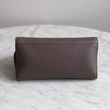 Bolsa Ferragamo Hug Bicolor XS Couro Calfskin Marrom com Ferragens Gold