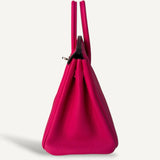 Bolsa Hermès Birkin 25 Togo Rose Mexico com Ferragens Palladium