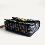 Bolsa Christian Dior Addict Oblique Bag com Ferragens Douradas