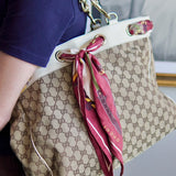 Bolsa Gucci Positano Scarf Monograma
