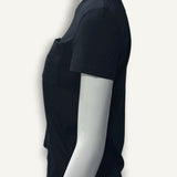 Camiseta Hermès com Bolso Bordado Noir