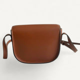 Bolsa Celine Folco Triomphe Caramelo com Ferragens Douradas