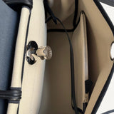 Bolsa Hermès Herbag 31 Ecru|Noir com Ferragens Palladium