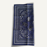 Bandana Hermes 55 Les Tortues Marine | Noir |  Blanc