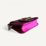 Bolsa Valentino  VLogo Signature com Paetês Rosa