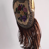 Bolsa Valentino Garavani Fringe-Embellished Clutch Bag | Neutrals