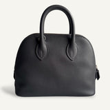 Bolsa Hermès Mini Bolide Cheve Mysore Ardoise com Ferragens Palladium