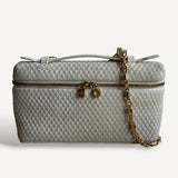 Bolsa Loro Piana Extra Pocket L19 Natural Beige Com Ferragens Douradas