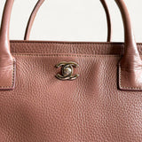 Bolsa Chanel Executive Cerf Tote Bag Beige