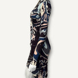 Vestido Emilio Pucci Estampado com Corrente