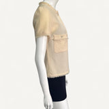 Casaco Chanel em Tweed Off-white
