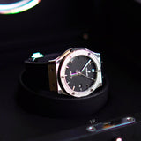 Relógio Hublot Classic Fusion Titanium Deep Blue Com diamantes 38mm