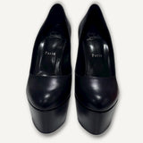 Scarpin Christian Louboutin Duvette Spikes Patent Suede Piou Piou