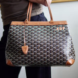 Bolsa Goyard Monograma Marrom Média