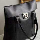 Bolsa Salvatore Ferragamo Sookie Tote Preta