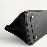 Bolsa Hermès Birkin 25 Togo Gris Misty com Ferragens Palladium