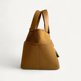 Bolsa Hermès Picotin 18 Cargo Desert/Sesame Toile Goeland com Ferragens Palladium