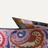 Twilly Hermès Twilly Guepards Bandana Pink Silk