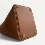 Bolsa Hermès Picotin 18 Gold com Ferragens Gold