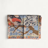 Lenço Hermès 90 Dans Le Bras de Séléné Gris Beuté / Saumon / Jaune