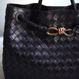 Bolsa Bottega Veneta Andiamo Média Preta