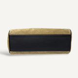 Bolsa Chanel Suede Grained Calfskin & Gold - Tone Metal | Dark Beige & Black