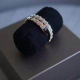 Pulseira Bvlgari Serpenti Viper Rose Gold com Pavê de Diamantes e Pedra em Ônix
