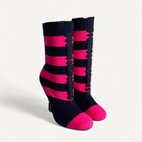 Bota Fendi Preta com Rosa