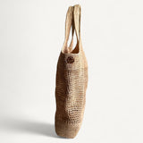 Bolsa Saint Laurent Bolsa Icare Em Ráfia-Bege