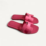 Sandália Hermès Oran Rose Sylvestre