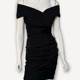 Vestido Dolce & Gabbana Preto Drapeado