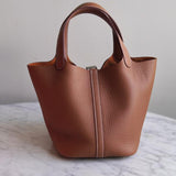 Bolsa Hermès Picotin 18 Gold com Ferragens Palladium