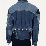 Jaqueta Dolce & Gabbana patchwork reconstructed denim jacket