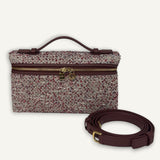 Bolsa Loro Piana L19 Cotton Rosehip | Milk Amber | Lido Blue | Smoked Caramel |  Sun Gold com Ferragens Douradas