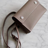 Carteira Hermès Snap Etoupe Epsom Com Ferragens Palladium