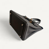 Bolsa Hermès Birkin 25 Togo Gris Meyer com Ferragens Rosé Gold