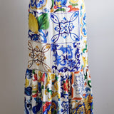 Saia Dolce & Gabbana Longa Majolica