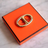 Anel de Twilly Hermès Chaine D’Ancre em Ferragem Permabrass