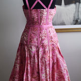 Vestido Ulla Johnson Kaia Corset Rosa